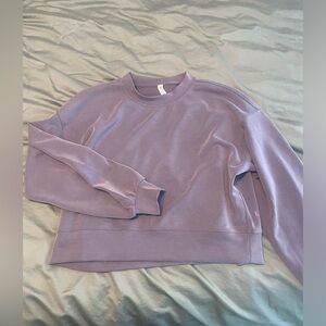 Lululemon softstreme cropped crewneck sweatshirt!